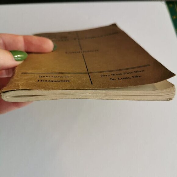 1936 Constitution Railroad Telegraphers Booklet Railway Workers Mutual Benefit - Picture 4 of 10